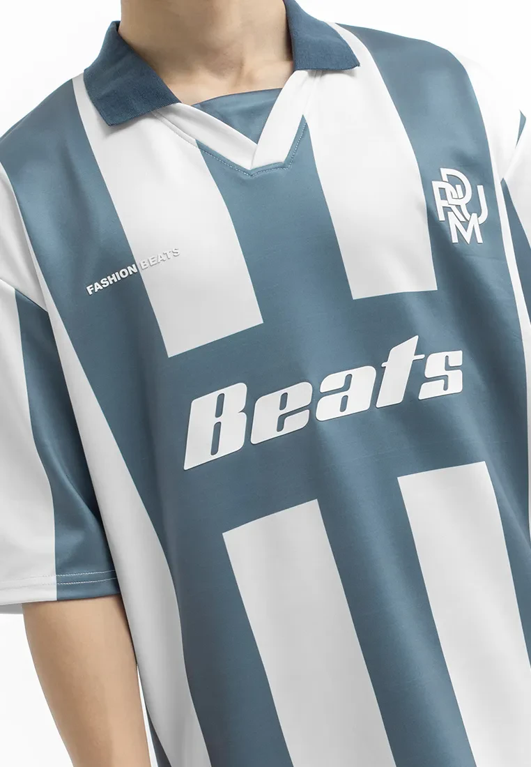 DRUM SELECT VERTICAL STRIPE POLO JERSEY