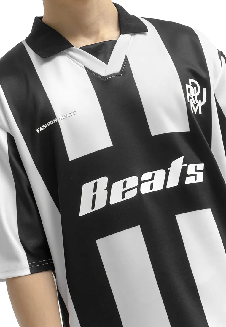DRUM SELECT VERTICAL STRIPE POLO JERSEY