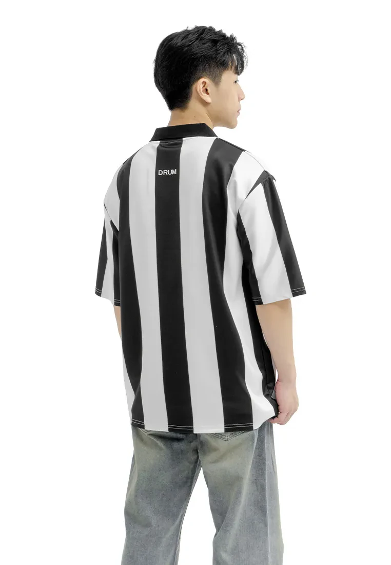 DRUM SELECT VERTICAL STRIPE POLO JERSEY