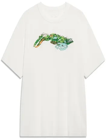 LI-NING S/S T SHIRT - WHITE