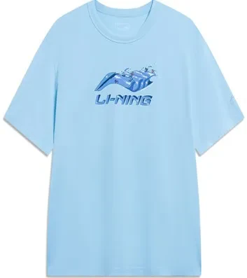 LI-NING S/S T SHIRT - BLUE