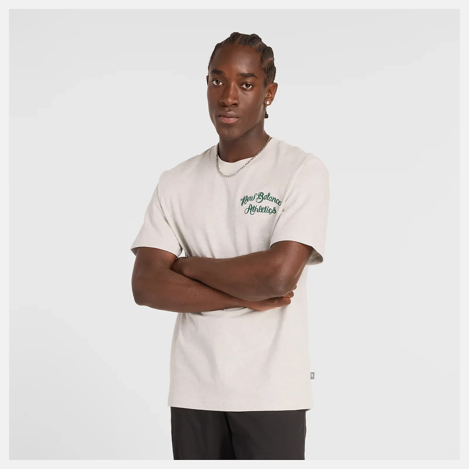 ATHLETICS RELAXED LEAGUE T-SHIRT - GREY