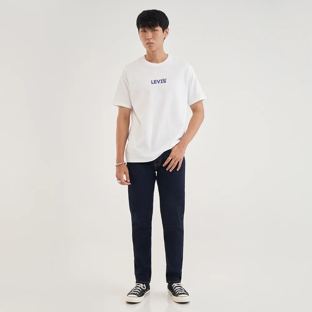 LEVI'S MEN'S 502 TAPER JEANS - DARK INDIGO-FLAT FINISH