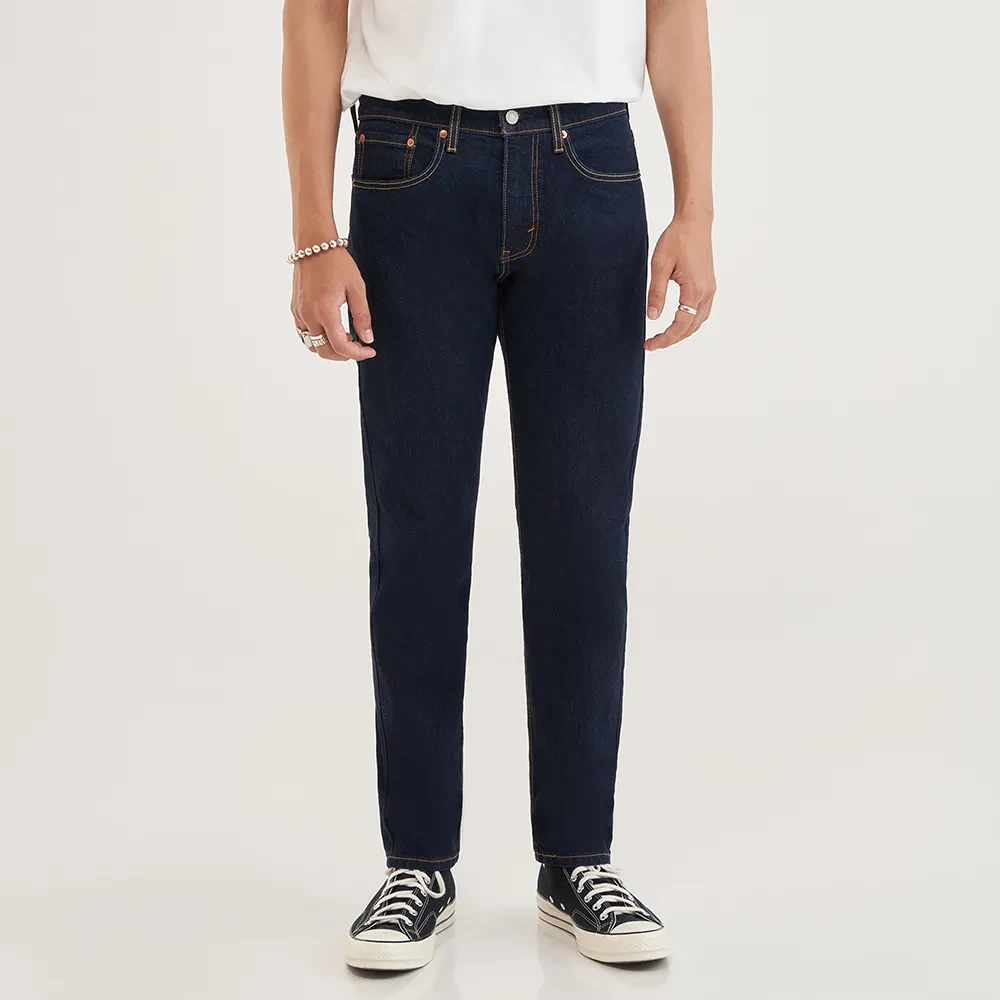 LEVI'S MEN'S 502 TAPER JEANS - DARK INDIGO-FLAT FINISH