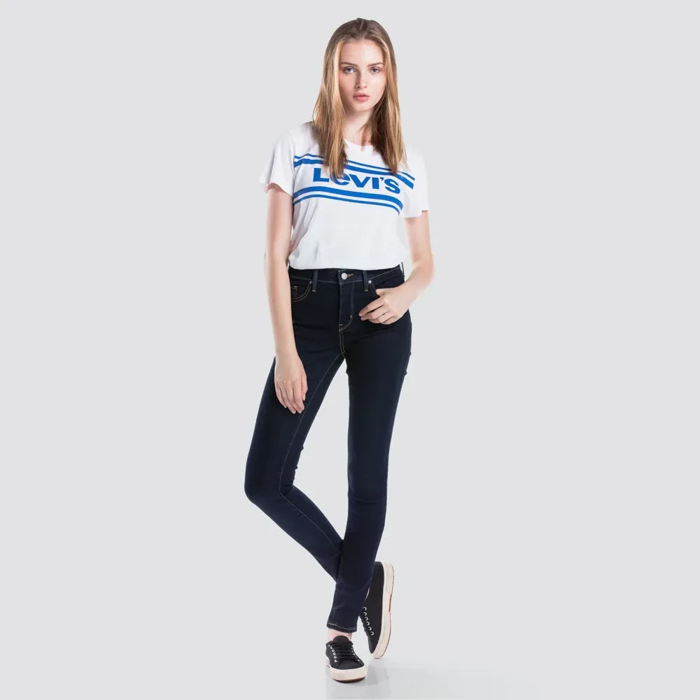 LEVI’S WOMEN'S 311 SHAPING SKINNY JEANS - DARK INDIGO-FLAT FINISH