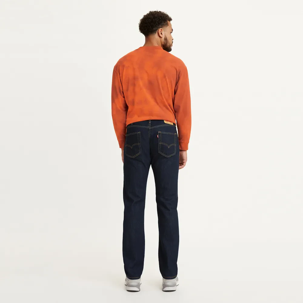 LEVI'S MEN'S 505 REGULAR JEANS - DARK INDIGO (FLAT FINISH)