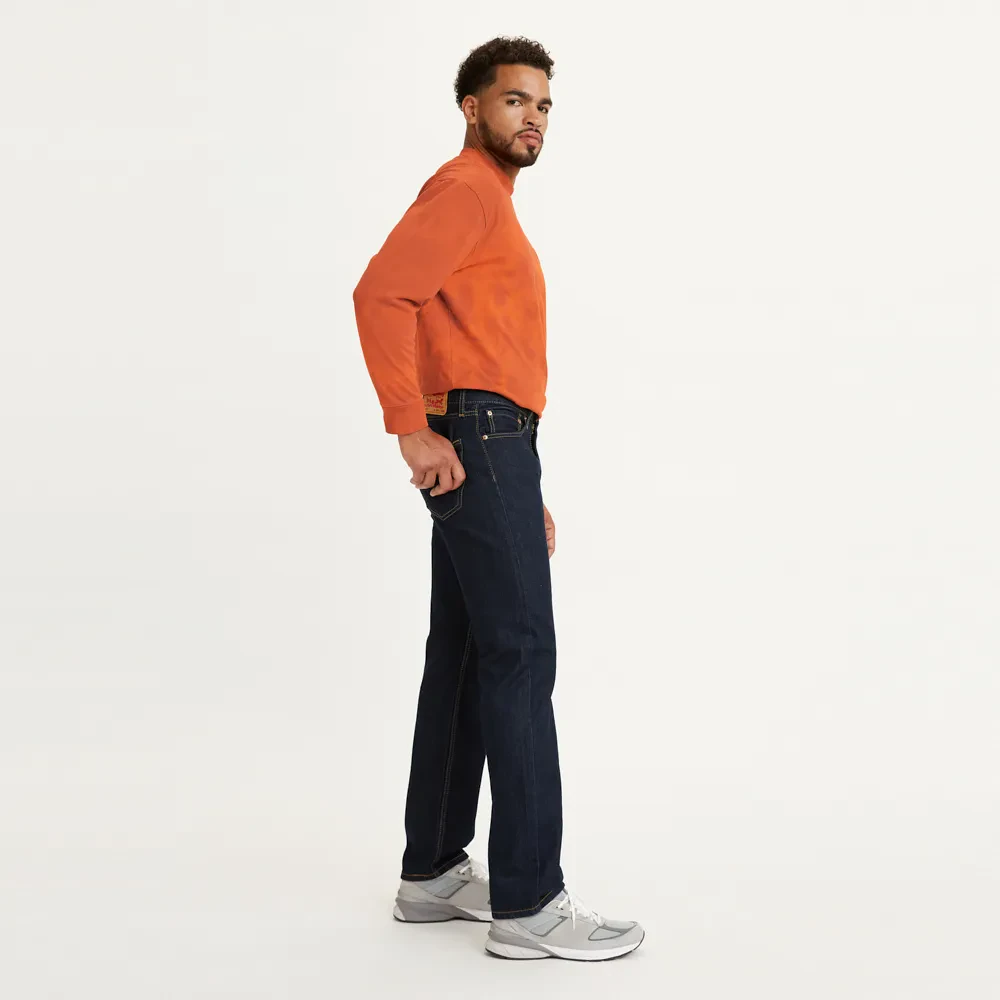 LEVI'S MEN'S 505 REGULAR JEANS - DARK INDIGO (FLAT FINISH)