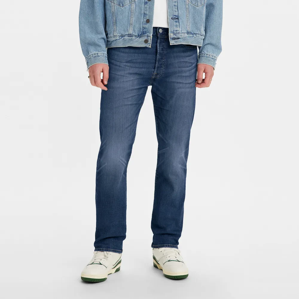 LEVI'S MEN'S 501 ORIGINAL JEANS - DARK WASH