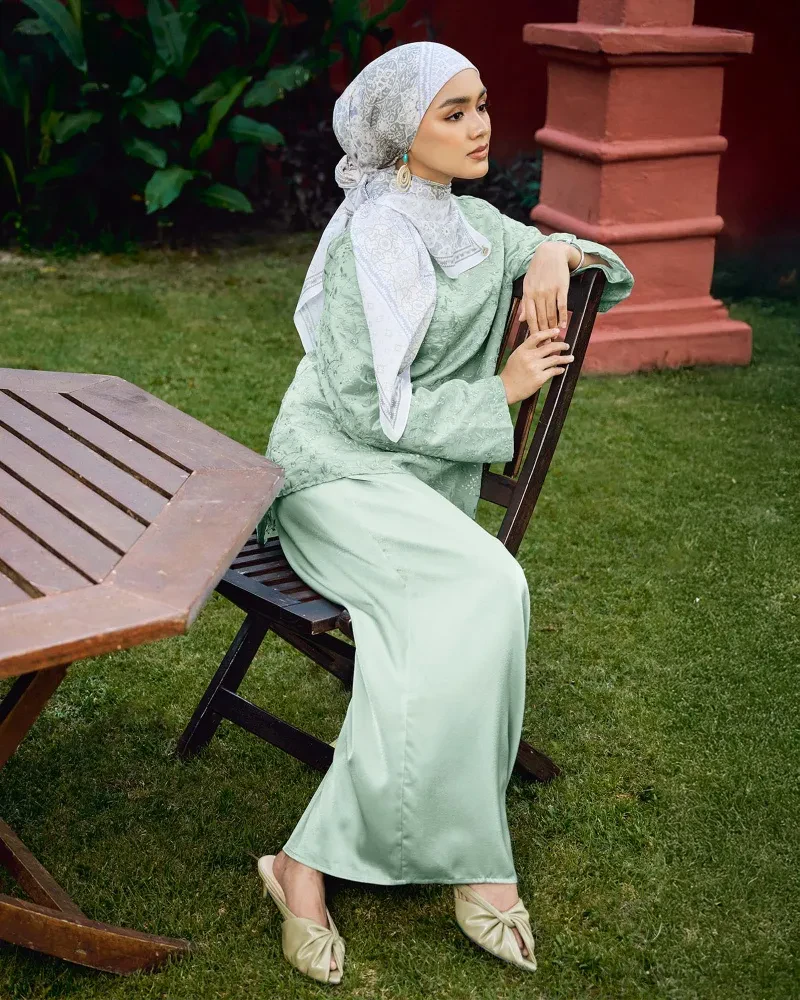 TEJA KURUNG SET - CLOUD BLUE