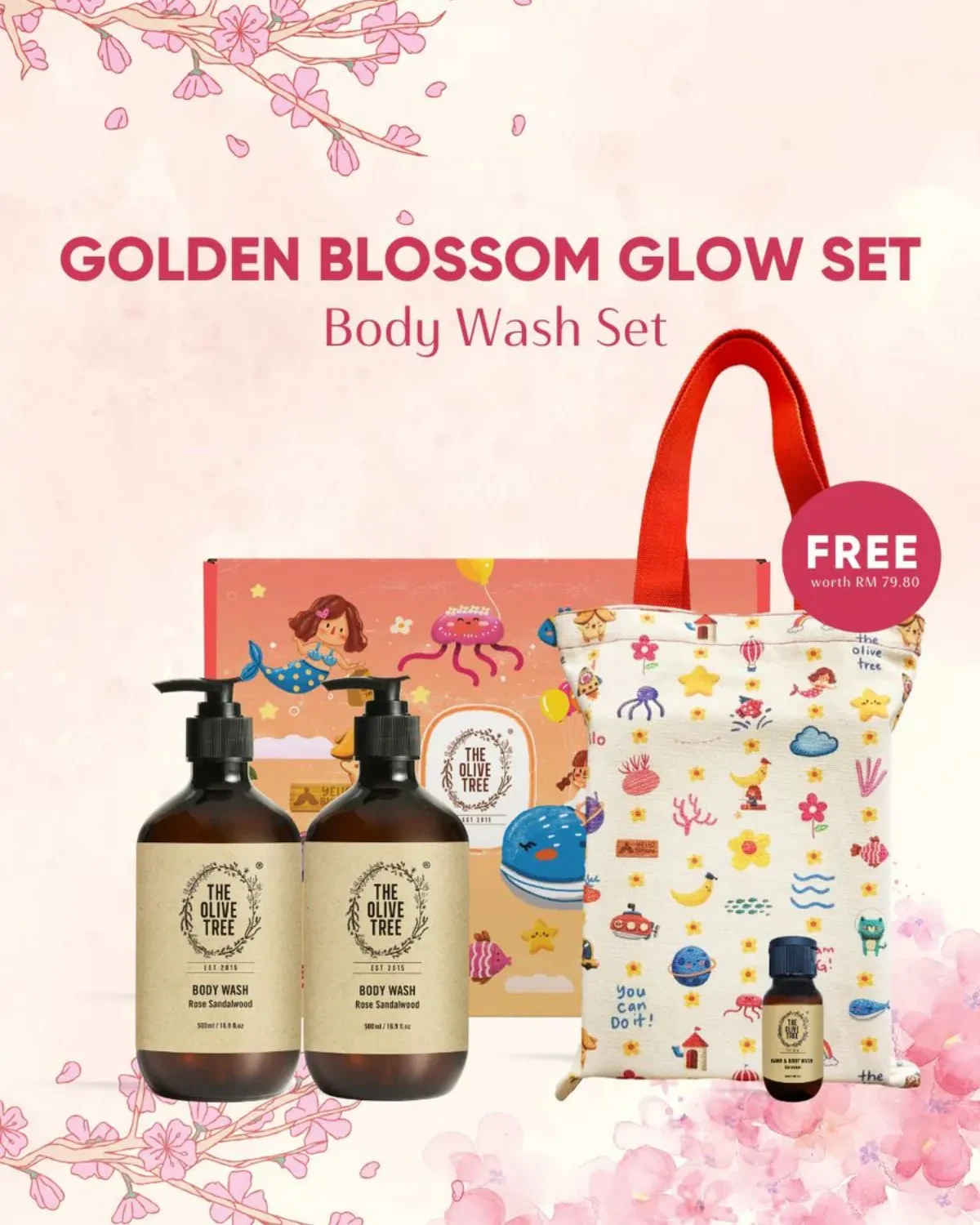 GOLDEN BLOSSOM GLOW SET