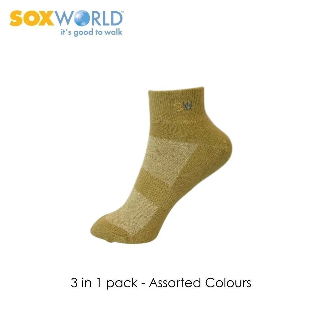 SOXWORLD LADIES SOCKS (3 PAIRS) 19-407