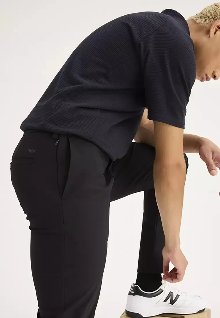 MEN'S GO AIRWEAVE CHINO SLIM FIT - BLACK