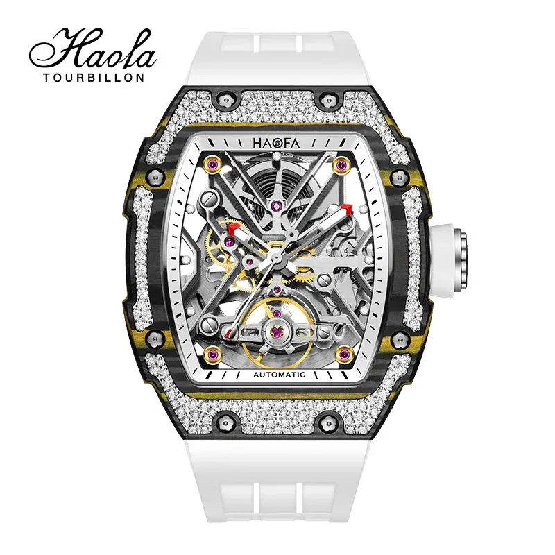 HAOFA CARBON FIBER AND CRYSTAL BEZEL AUTOMATIC MOVEMENT 1989