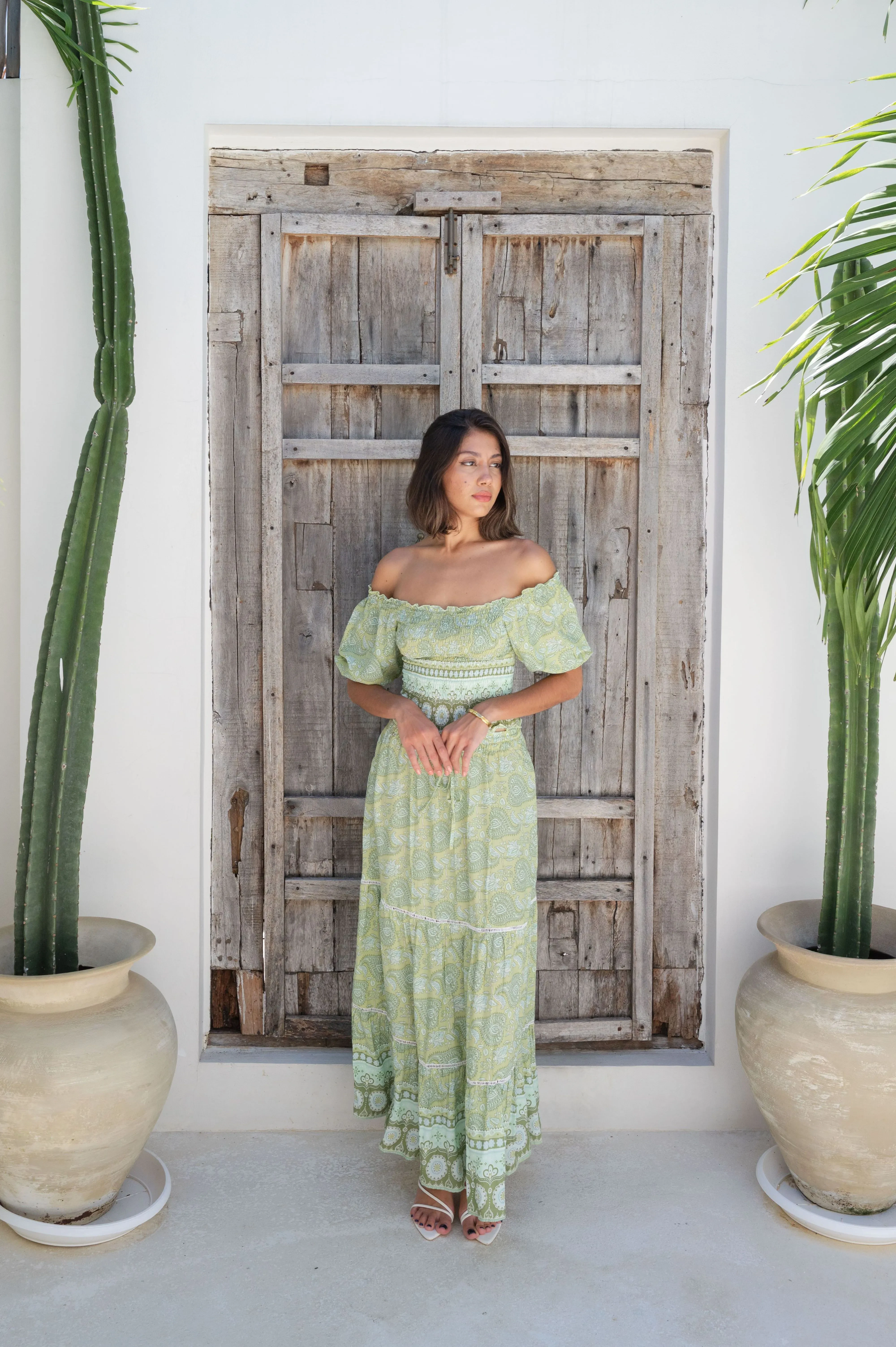 ISLA TOP PALSEY GREEN