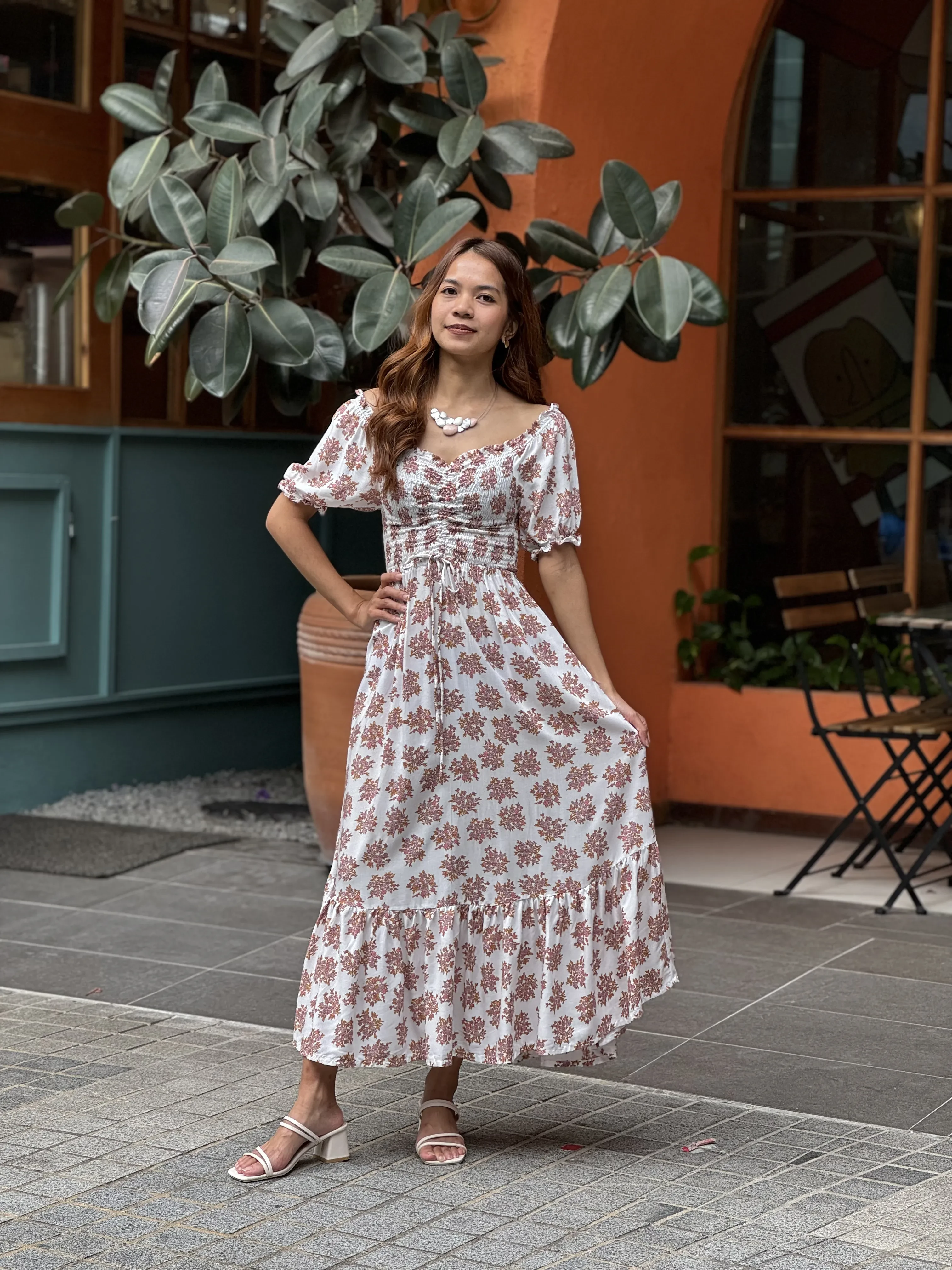 EMMA DRESS FLOWER BUCKET